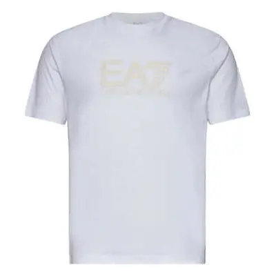 Ea7 Emporio Armani Visibility Logo T-Shirt White men's in White