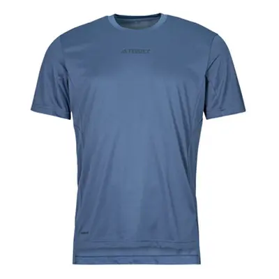 Adidas Multi T-Shirt men's T shirt in Blue