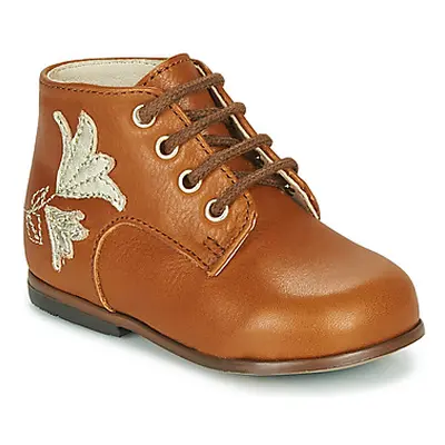 Little Mary MEIGE girls's Children's Shoes (High-top Trainers) in Brown