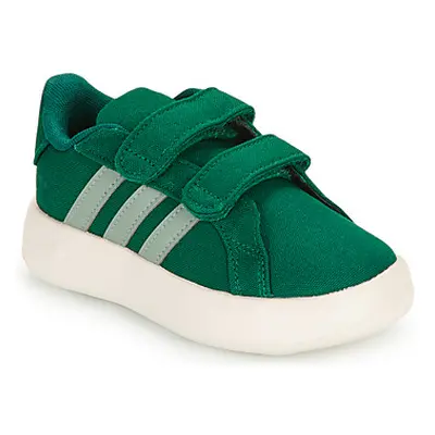 Adidas GRAND COURT 2.0 CF I girls's Children's Shoes (Trainers) in Green