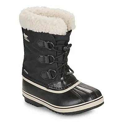 Sorel YOOT PAC NYLON WP girls's Children's Snow boots in Black