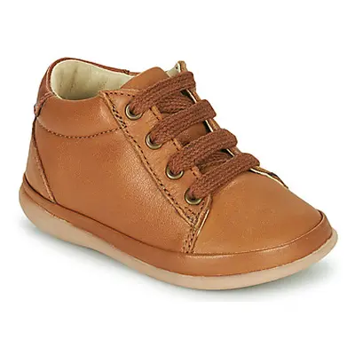 Little Mary GAMBARDE girls's Children's Shoes (High-top Trainers) in Brown