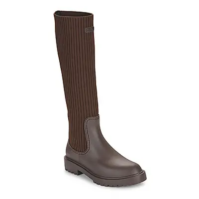 Unisa FALERCE women's Wellington Boots in Brown