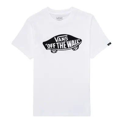 Vans STYLE 76 SS girls's Children's T shirt in White