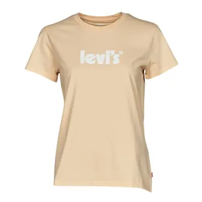 Levis THE PERFECT TEE women's T shirt in Pink