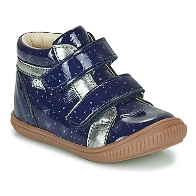 GBB EDEA girls's Children's Shoes (High-top Trainers) in Blue