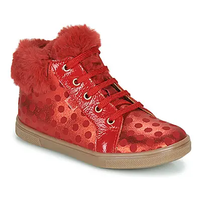 GBB JUNA girls's Children's Shoes (High-top Trainers) in Red