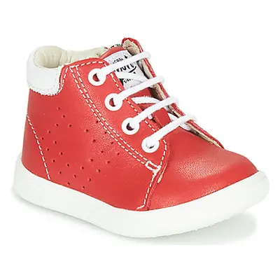 GBB FOLLIO boys's Children's Shoes (High-top Trainers) in Red