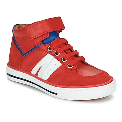 GBB ALIMO boys's Children's Shoes (High-top Trainers) in Red