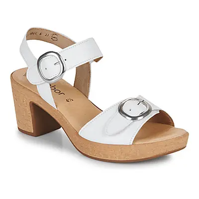 Gabor 8576021 women's Sandals in White