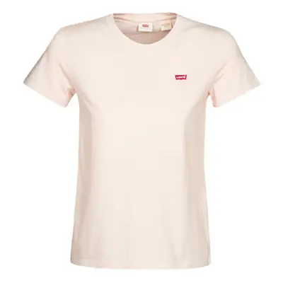 Levis PERFECT TEE women's T shirt in Pink