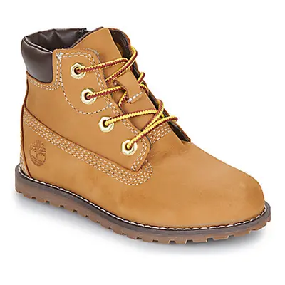 Timberland POKEY PINE MID LACE UP WITH ZIP boys's Children's Mid Boots in Brown