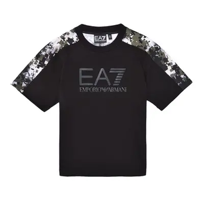 Emporio Armani EA7 VISIBILITY TSHIRT boys's Children's T shirt in Multicolour