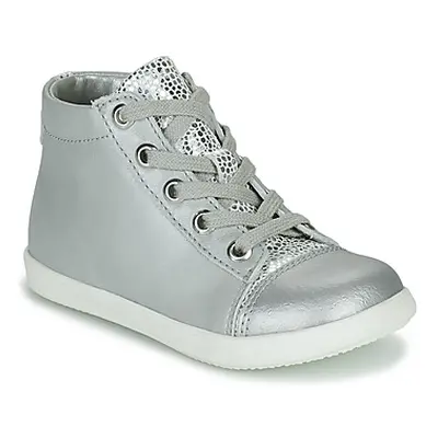 Little Mary VITAMINE girls's Children's Shoes (High-top Trainers) in Silver