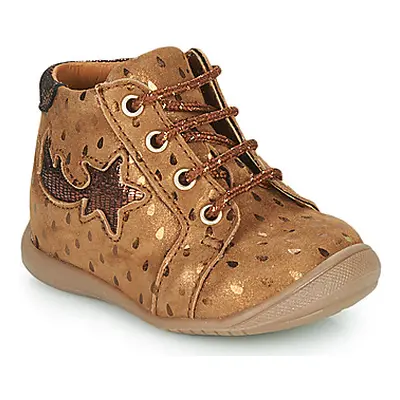 GBB POMME girls's Children's Shoes (High-top Trainers) in Brown