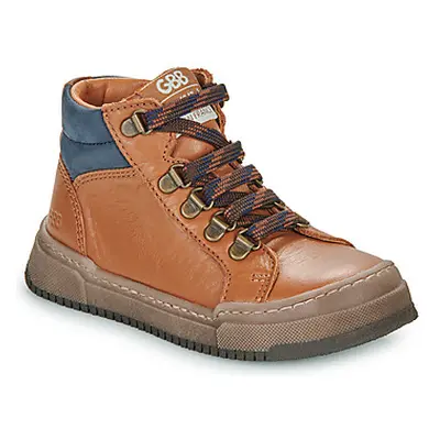 GBB DAVI boys's Children's Shoes (High-top Trainers) in Brown