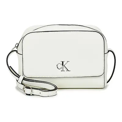 Calvin Klein Jeans MINIMAL MONOGRAM CAMERA BAG18 women's Shoulder Bag in White