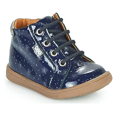 GBB FAMIA girls's Children's Shoes (High-top Trainers) in Blue