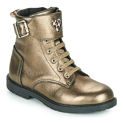 GBB DOZZY girls's Children's Shoes (High-top Trainers) in Gold