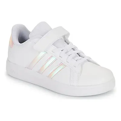 Adidas GRAND COURT 2.0 EL C girls's Children's Shoes (Trainers) in White