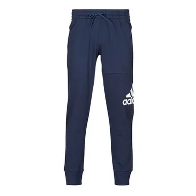 Adidas Essentials French Terry Tapered Cuff Logo Joggers men's Sportswear in Marine