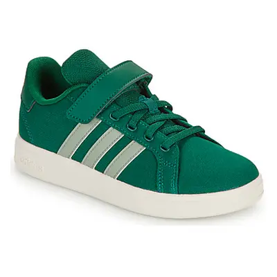 Adidas GRAND COURT 2.0 EL C boys's Children's Shoes (Trainers) in Green