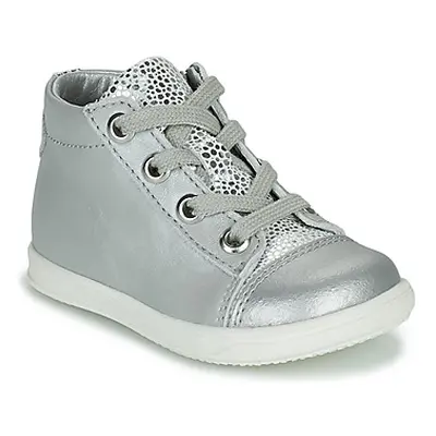 Little Mary VITAMINE girls's Children's Shoes (High-top Trainers) in Silver