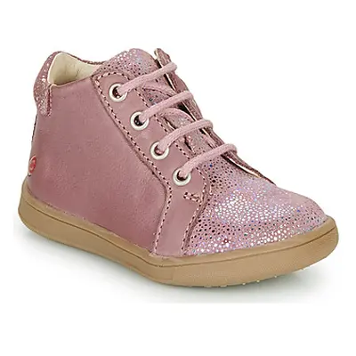 GBB FAMIA girls's Children's Shoes (High-top Trainers) in Pink