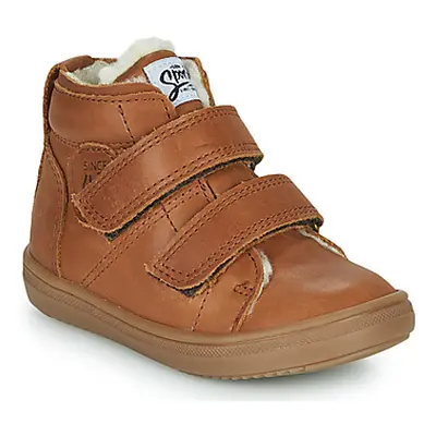 GBB DIEGGO boys's Children's Shoes (High-top Trainers) in Brown