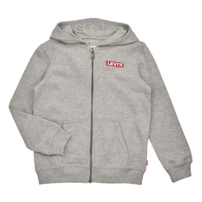 Levis LVN BOXTAB FULL ZIP HOODIE boys's Children's sweatshirt in Grey