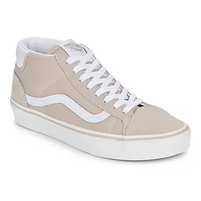 Vans UA Mid Skool 37 men's Shoes (High-top Trainers) in Beige