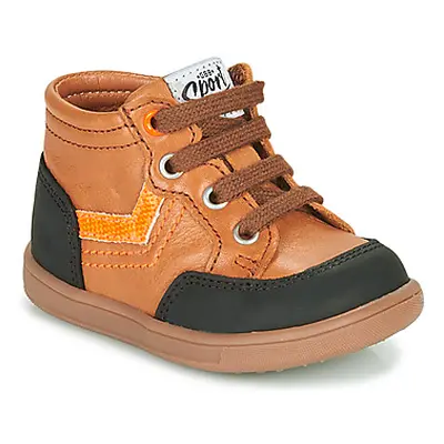 GBB VIGO boys's Children's Shoes (High-top Trainers) in Brown