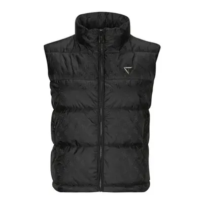 Guess NEW 4G LOGO PADDED VEST women's Jacket in Black