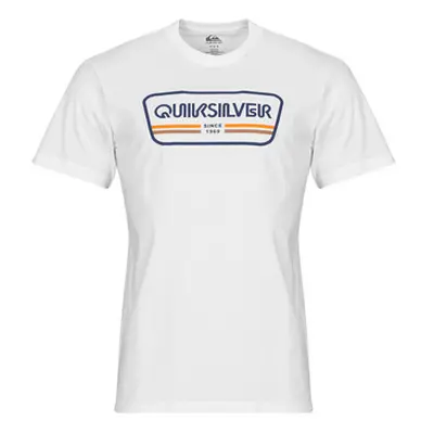 Quiksilver RANGE LIFE FRONT SS men's T shirt in White