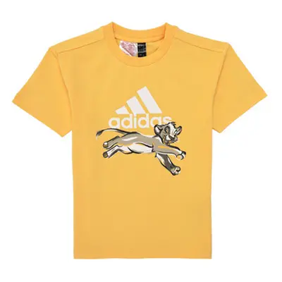 Adidas adidas Disney Lion King T-Shirt boys's Children's T shirt in Yellow