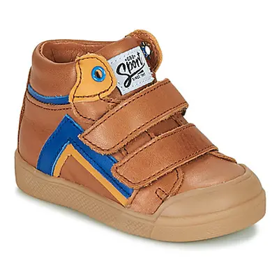 GBB ERNEST boys's Children's Shoes (High-top Trainers) in Brown