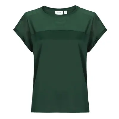 Vila VIELLETTE women's Blouse in Green