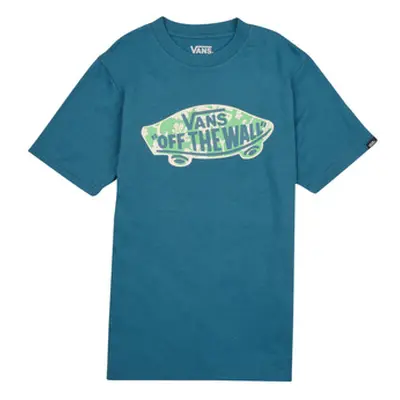 Vans OTW LOGO FILL BOYS boys's Children's T shirt in Blue