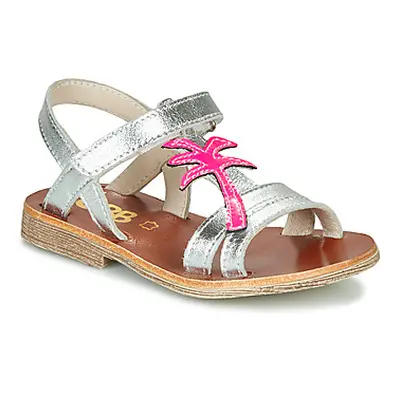 GBB SAPELA girls's Children's Sandals in Silver