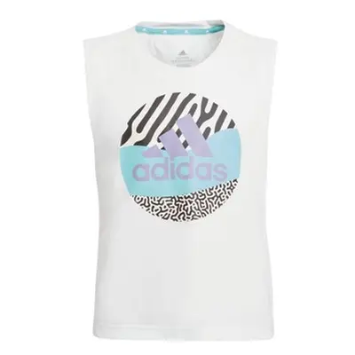 Adidas LALYAE girls's Children's vest in White