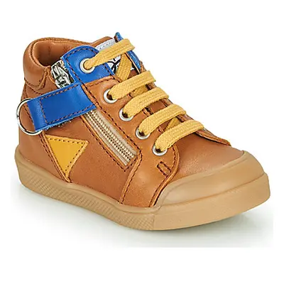 GBB TIMOTHE boys's Children's Shoes (High-top Trainers) in Brown