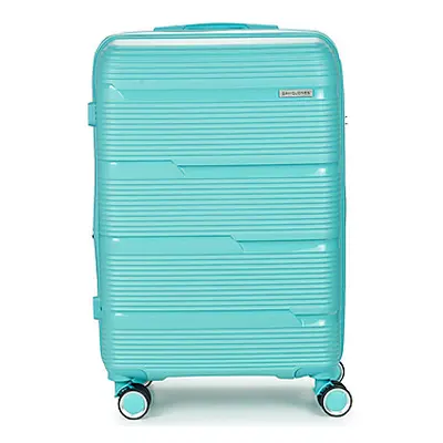 David Jones 70L men's Hard Suitcase in Blue