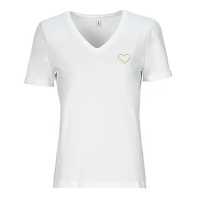 Only ONLKITA women's T shirt in White