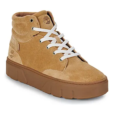 Timberland LAUREL COURT HIGH TOP LACE UP women's Shoes (High-top Trainers) in Brown