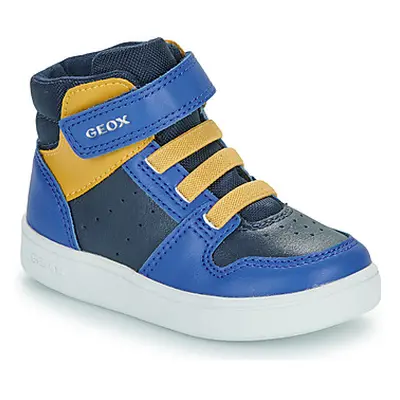 Geox B ECLYPER BOY boys's Children's Shoes (High-top Trainers) in Blue