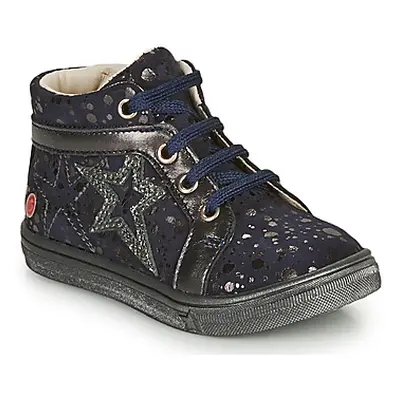 GBB NAVETTE girls's Children's Shoes (High-top Trainers) in Blue