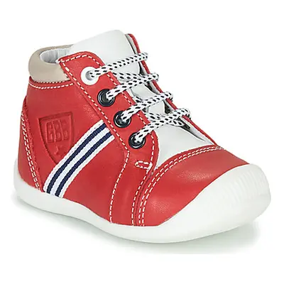 GBB GABRI boys's Children's Shoes (High-top Trainers) in Red