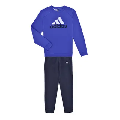 Adidas Essentials Big Logo Fleece Jogger Set boys's in Marine