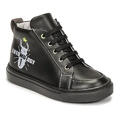 GBB VERNON boys's Children's Shoes (High-top Trainers) in Black