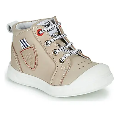 GBB GREGOR boys's Children's Shoes (High-top Trainers) in Beige